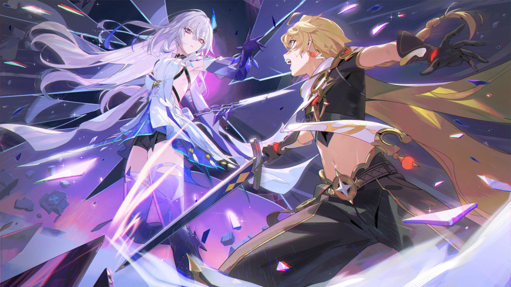 Skirk x Aether Wallpaper