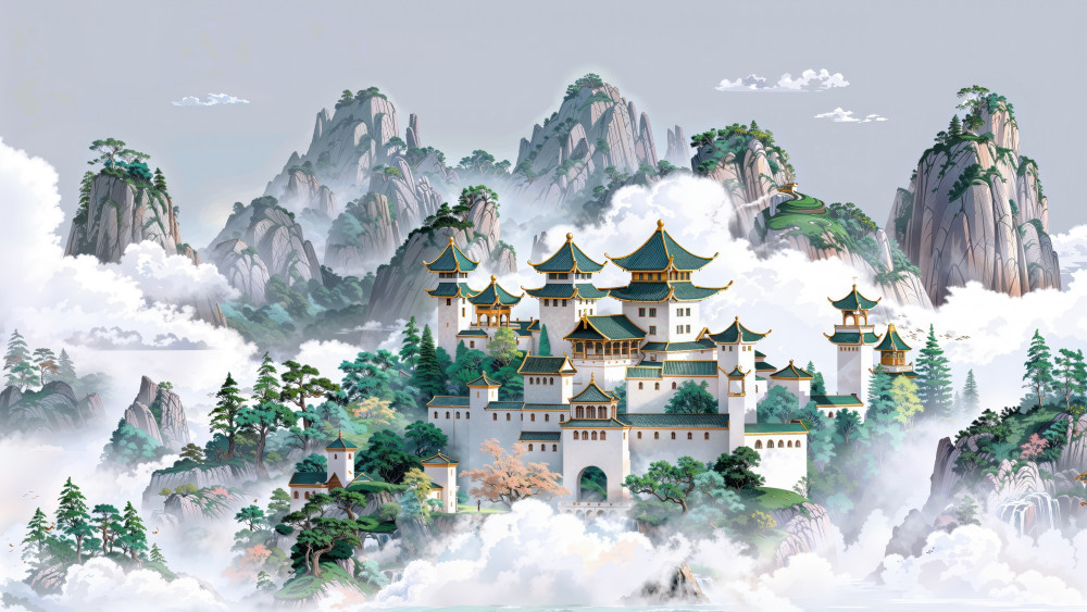 Chinese architecture Wallpaper
