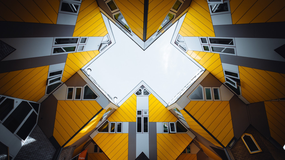 Cube houses Wallpaper