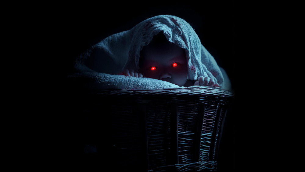 The Summoning of Baby Blue Wallpaper