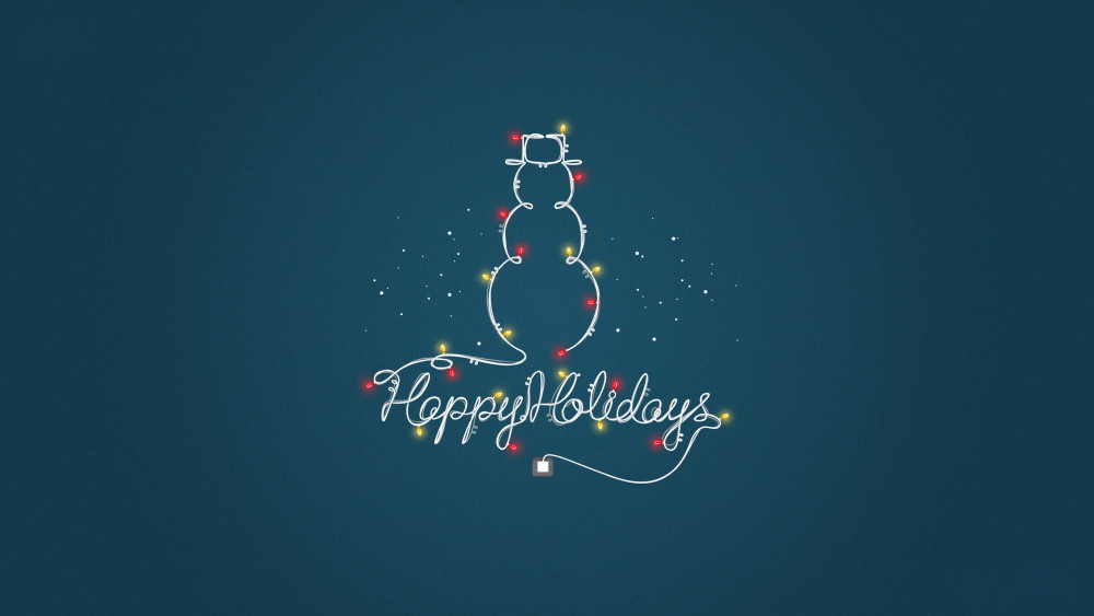 Happy holidays Wallpaper
