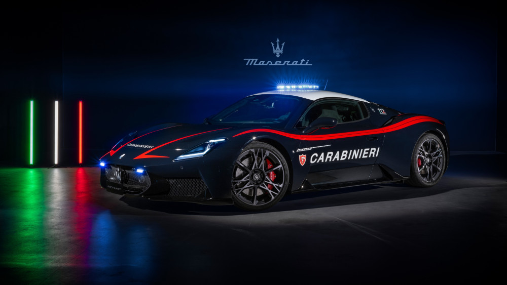 Maserati MCPURA Carabinieri Wallpaper