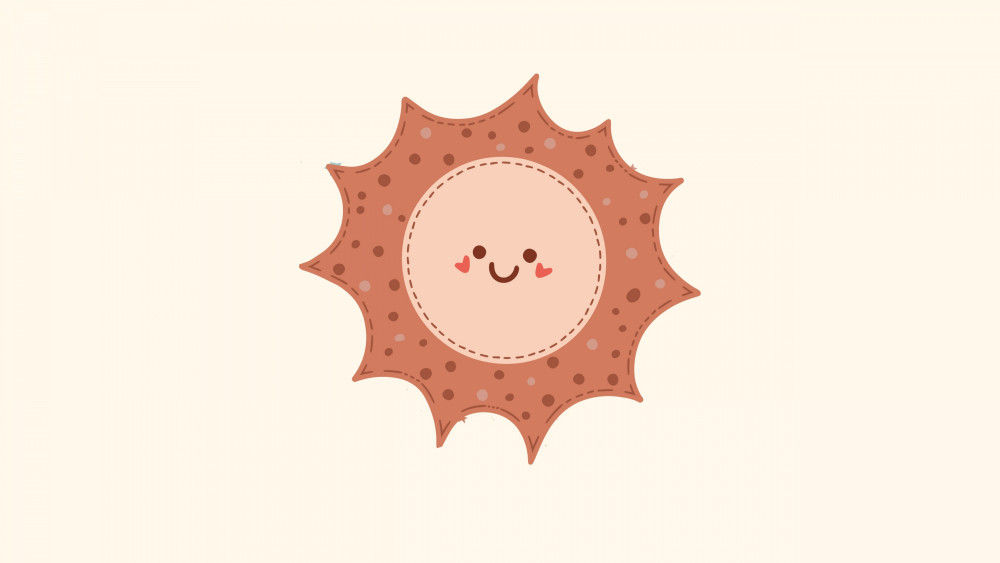 Kawaii smiley Wallpaper