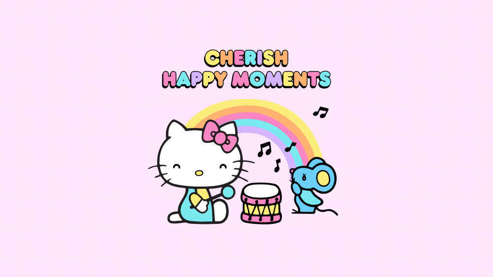 Cherish happy moments Wallpaper