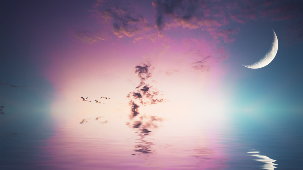 Crescent Moon Wallpaper