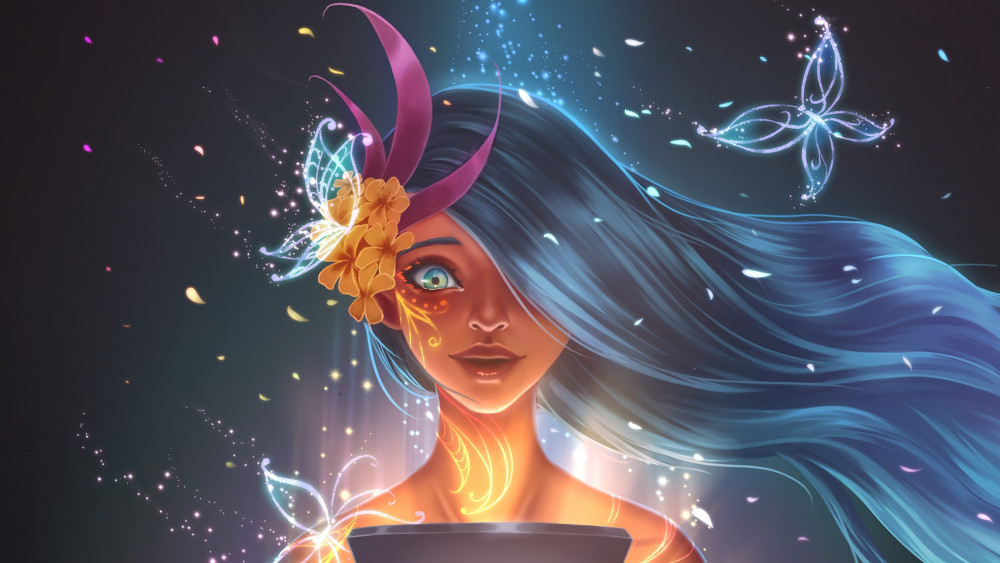 Magic girl Wallpaper