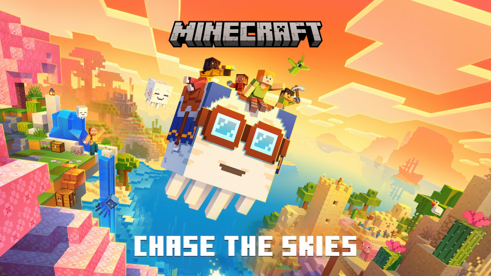 Minecraft: Chase the Skies Wallpaper