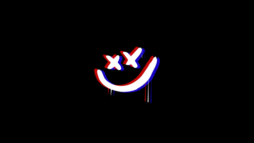 Drippy smiley Wallpaper