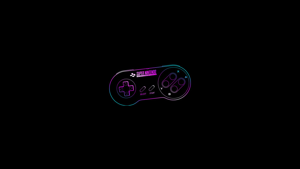 Super Nintendo Console Wallpaper