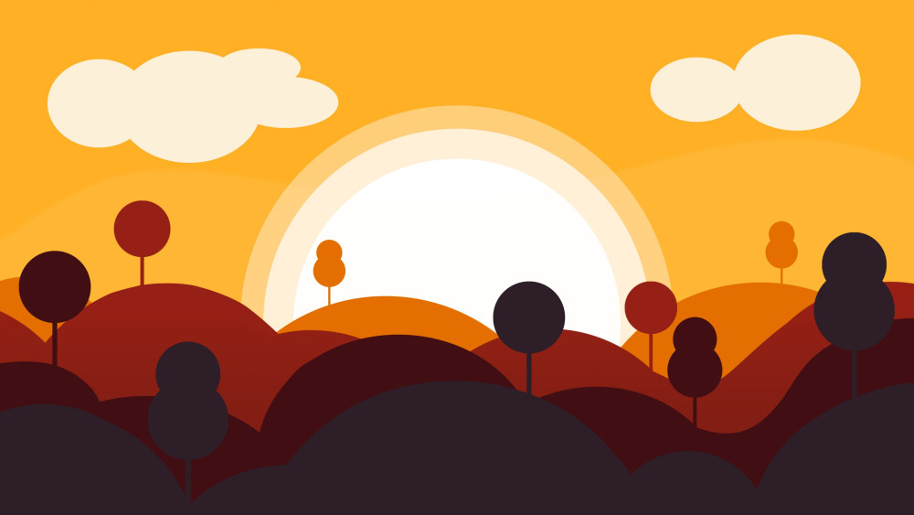 Vector Landscape Wallpaper