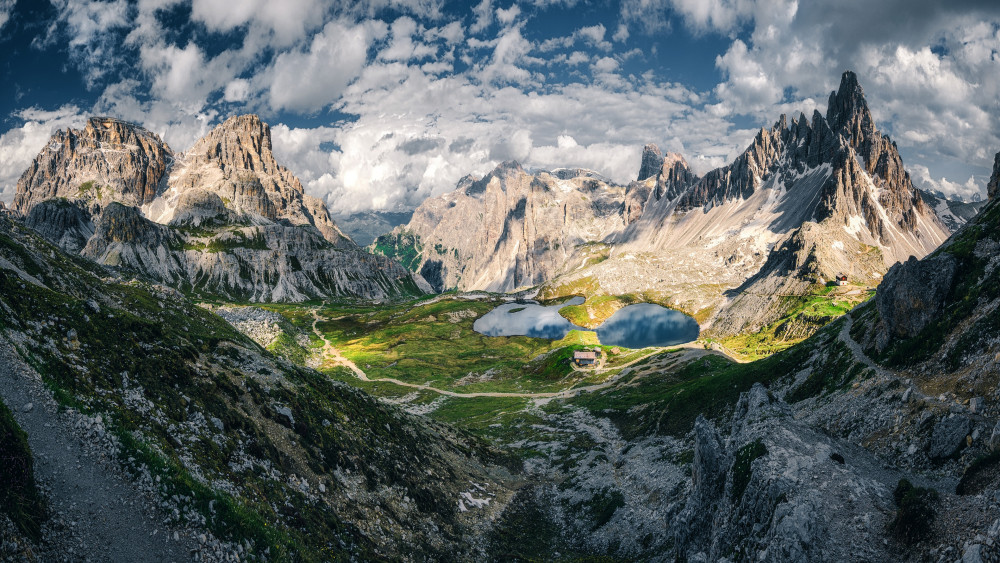 Dolomite mountains Wallpaper