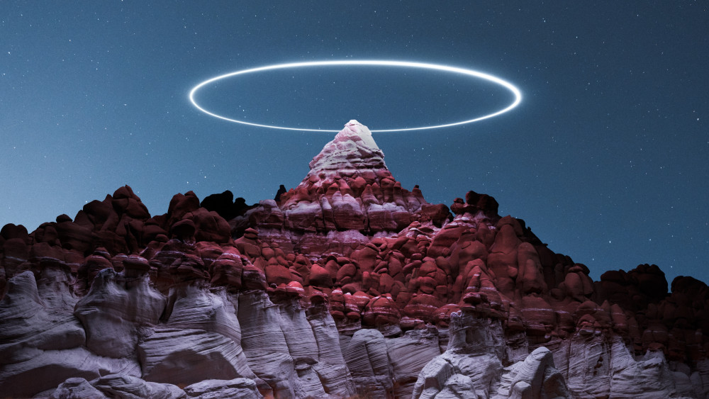 Circle light Wallpaper