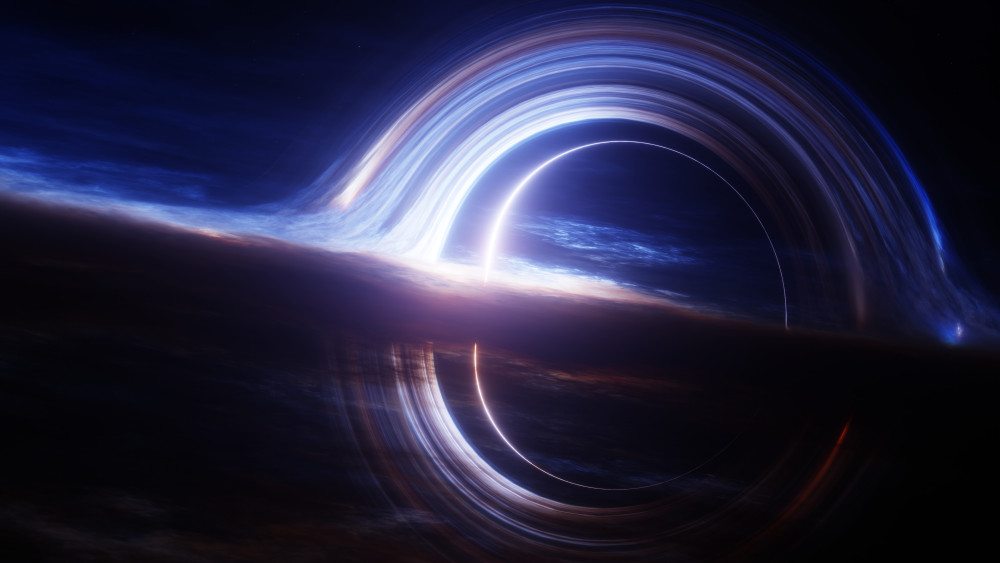 Gargantua black hole Wallpaper