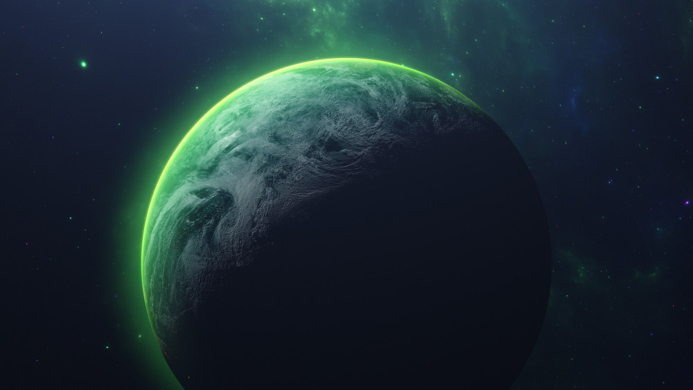Green planet Wallpaper