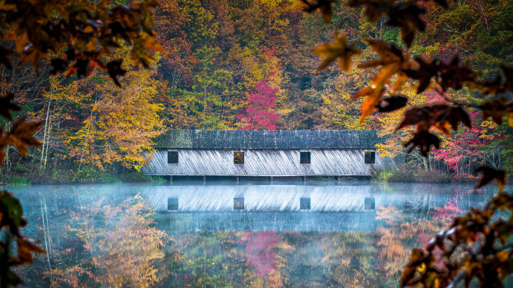 Cambron Covered Bridge Wallpaper
