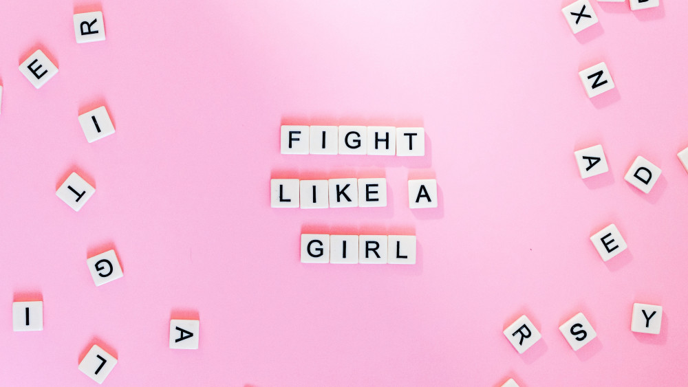 Fight Like A Girl Wallpaper
