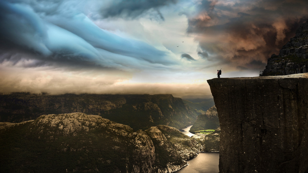 Pulpit Rock Wallpaper