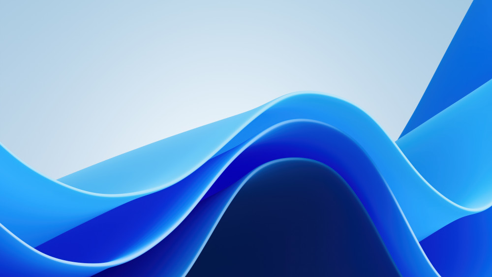 Blue waves Wallpaper