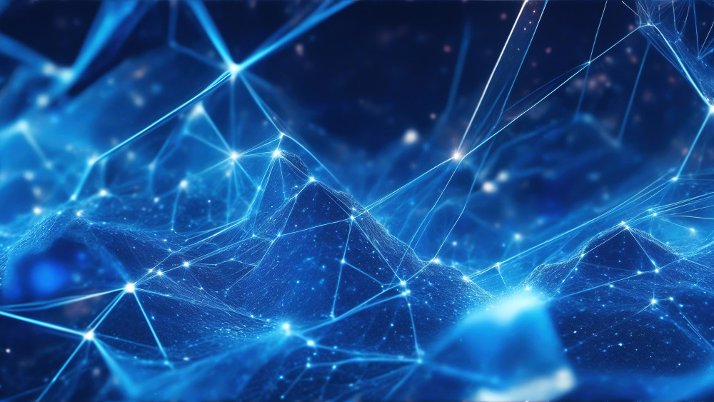 Connected dots Wallpaper