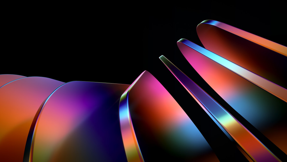 Rainbow swirl Wallpaper