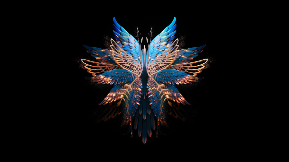 Abstract butterfly Wallpaper