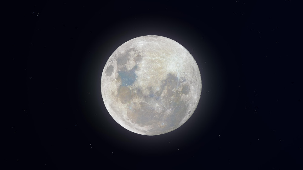 Super Snow Moon Wallpaper