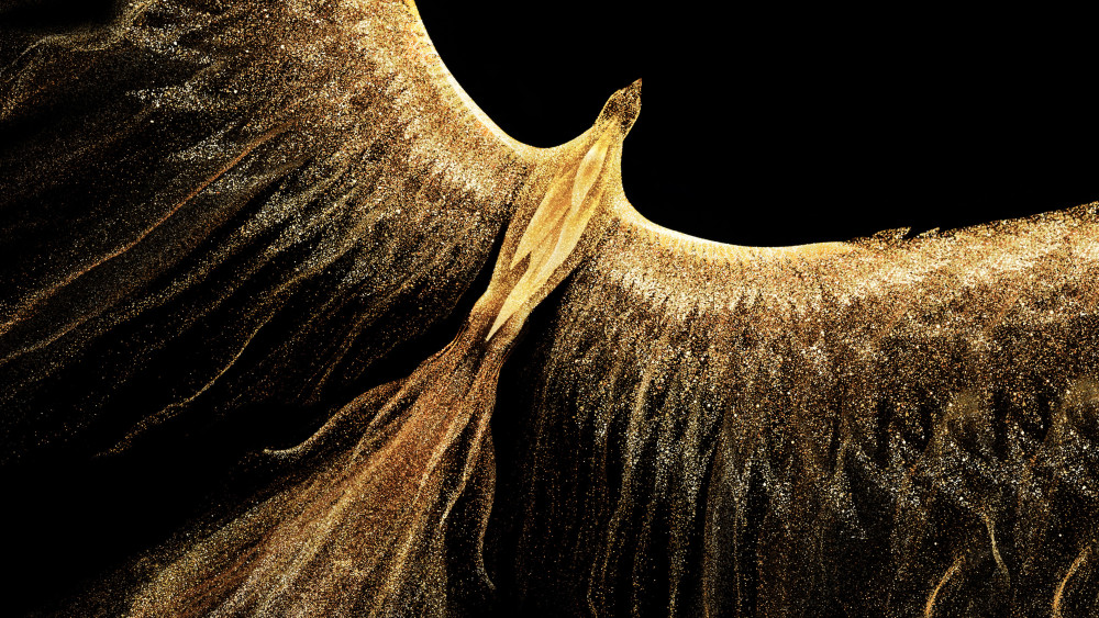 Golden Phoenix Wallpaper