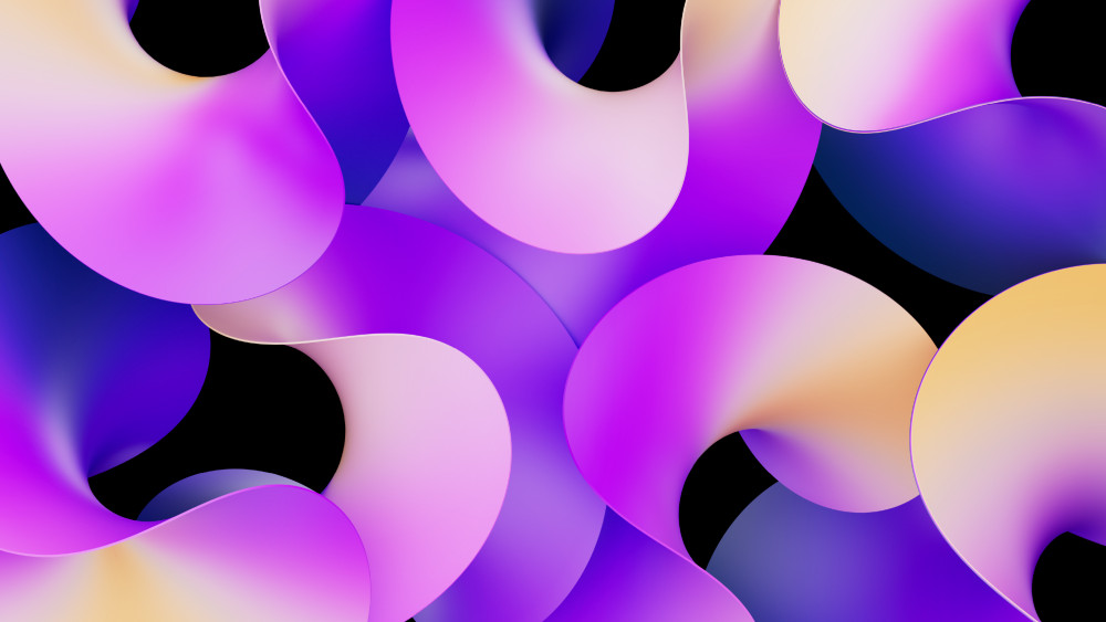 Purple curves Wallpaper