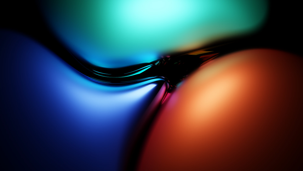 Metallic shapes Wallpaper