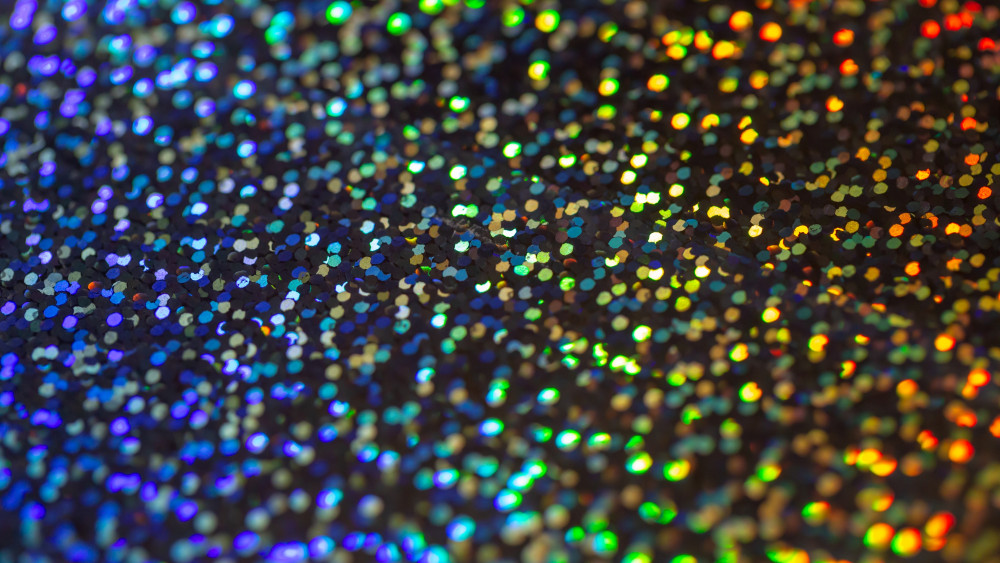 Rainbow Glitter Wallpaper
