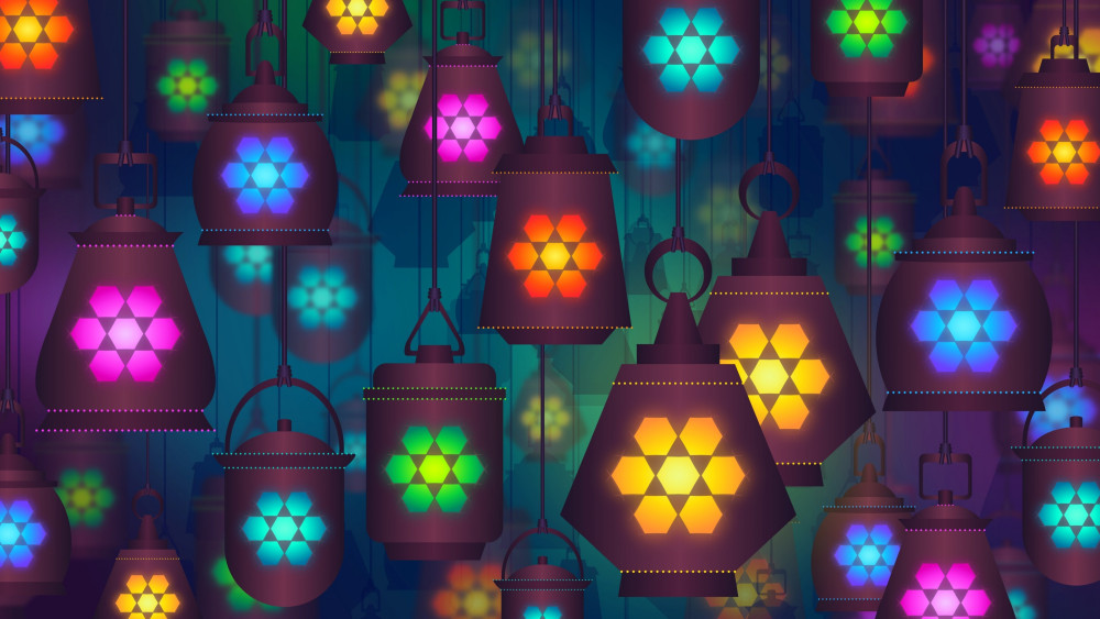 Lanterns Wallpaper