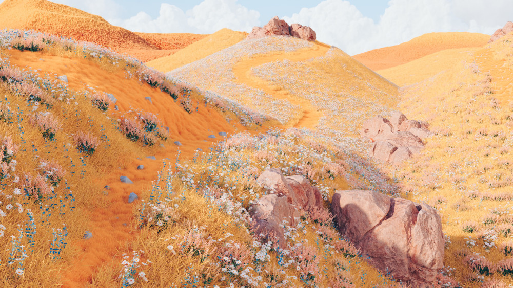 Golden fields Wallpaper