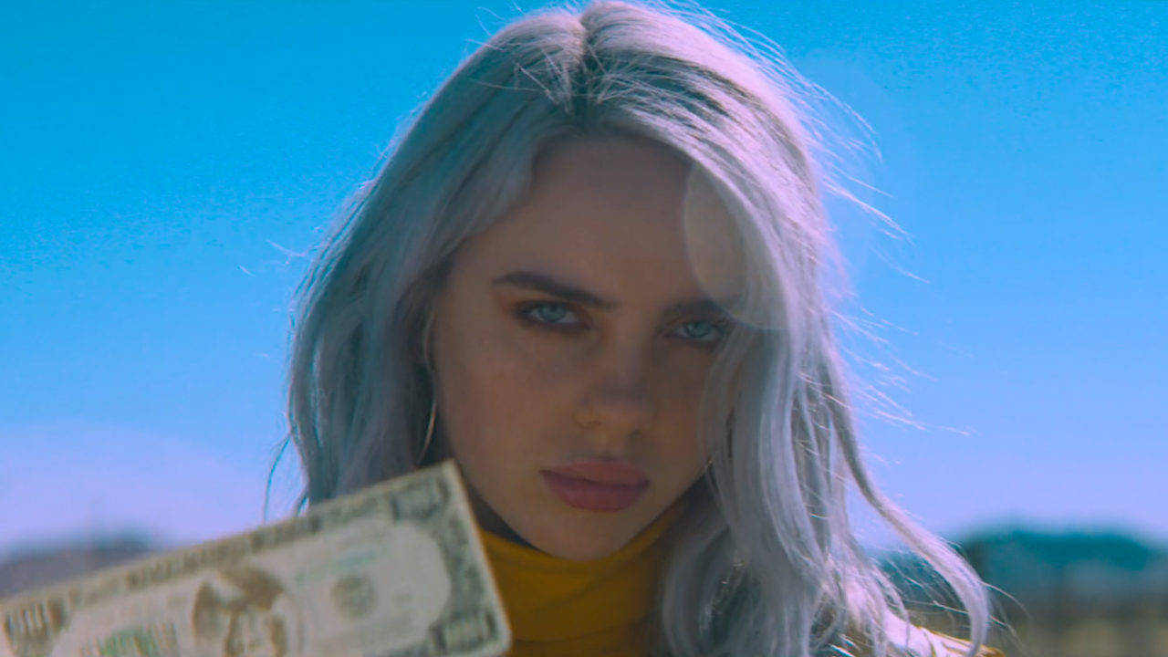 Artistic Billie-eilish Background Image