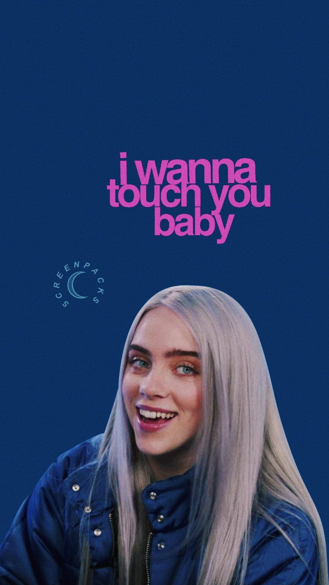 Beautiful Aesthetic Billie Eilish I Wanna Touch You Baby Wallpaper