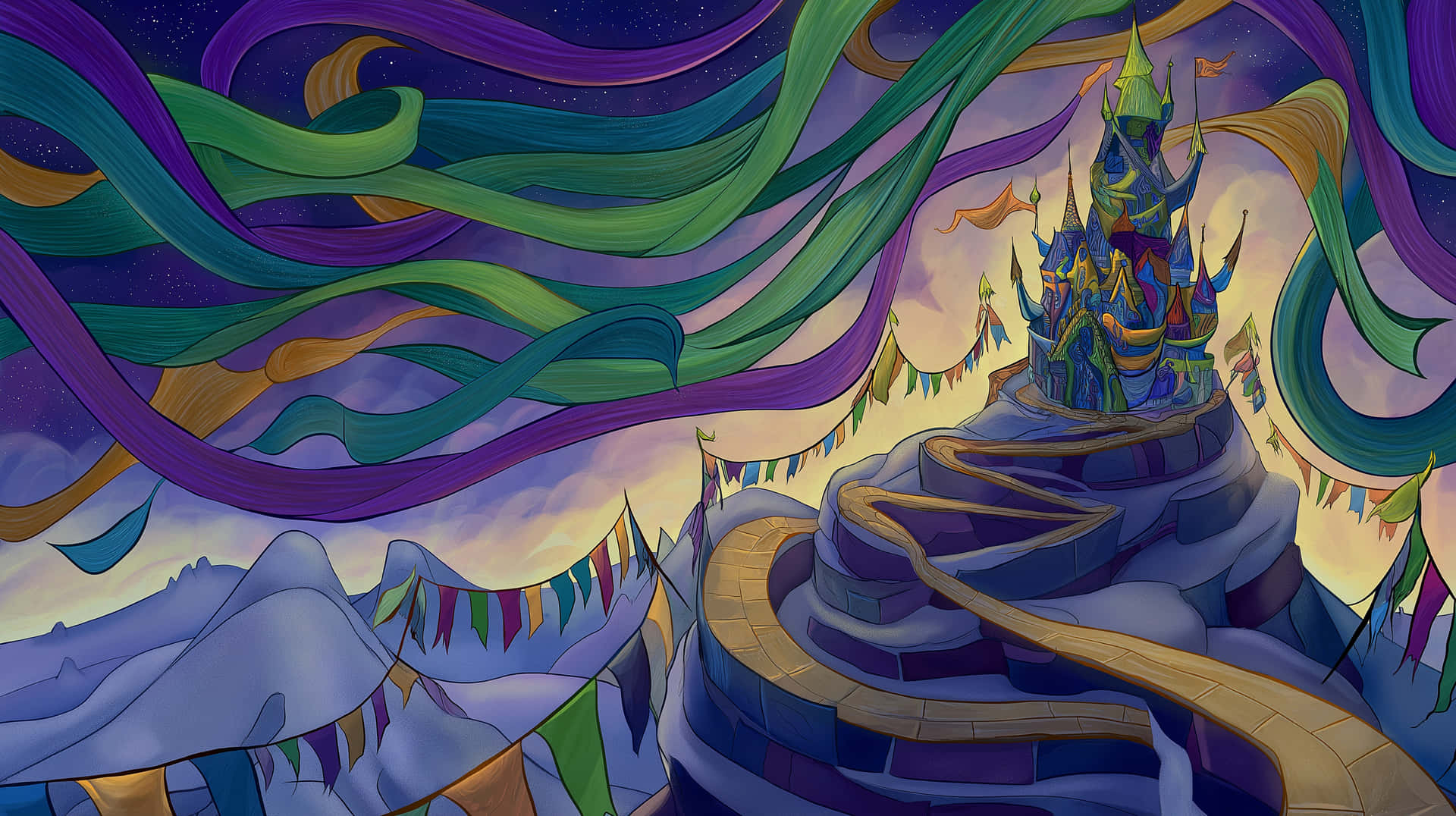 Breathtaking Landscape Screen Background