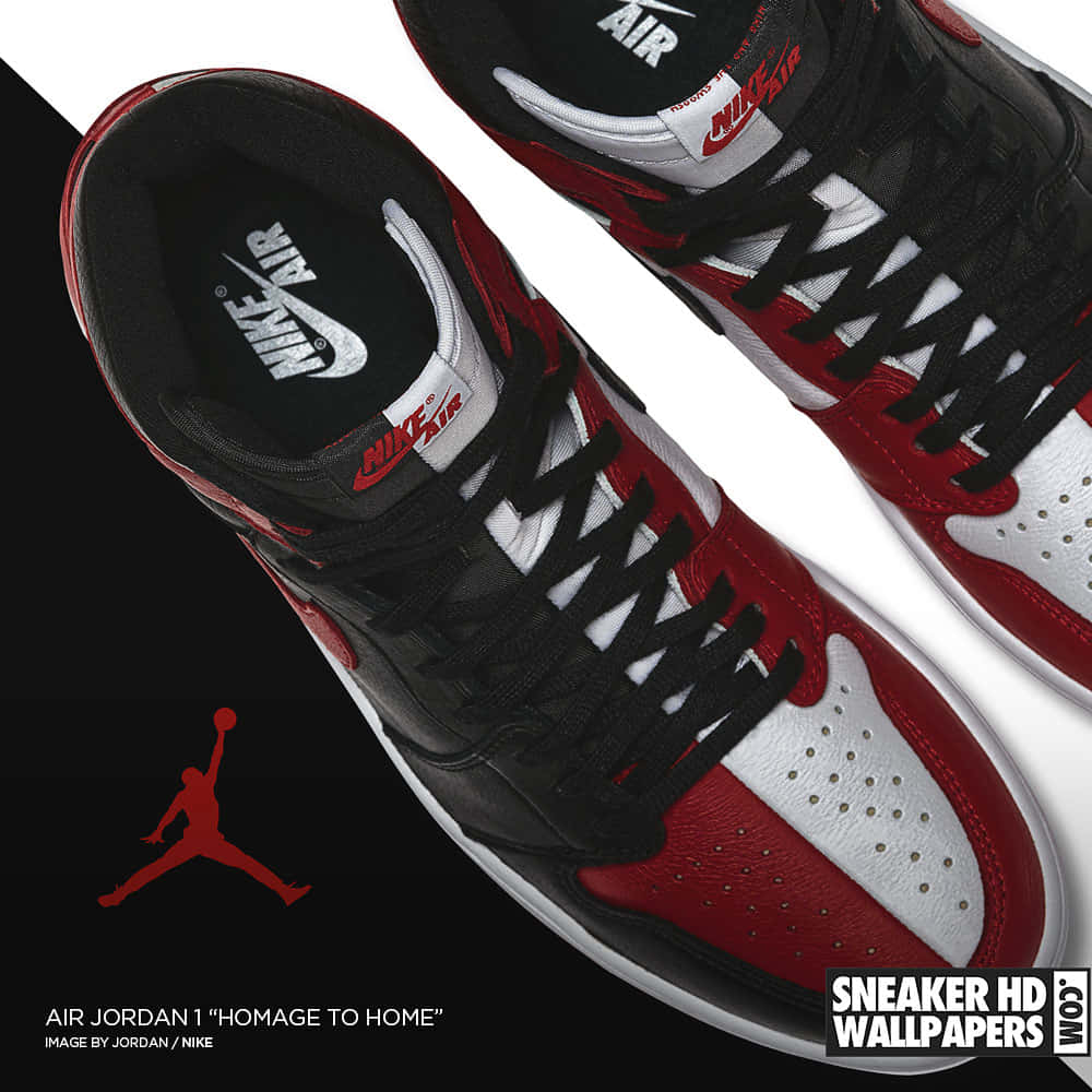 Captivating Air Jordan 1 Shoes Screen Background