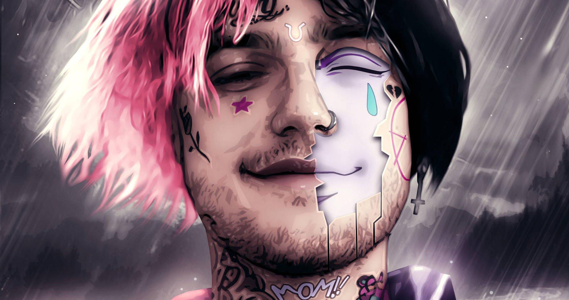 Captivating Lil-peep Wall Art