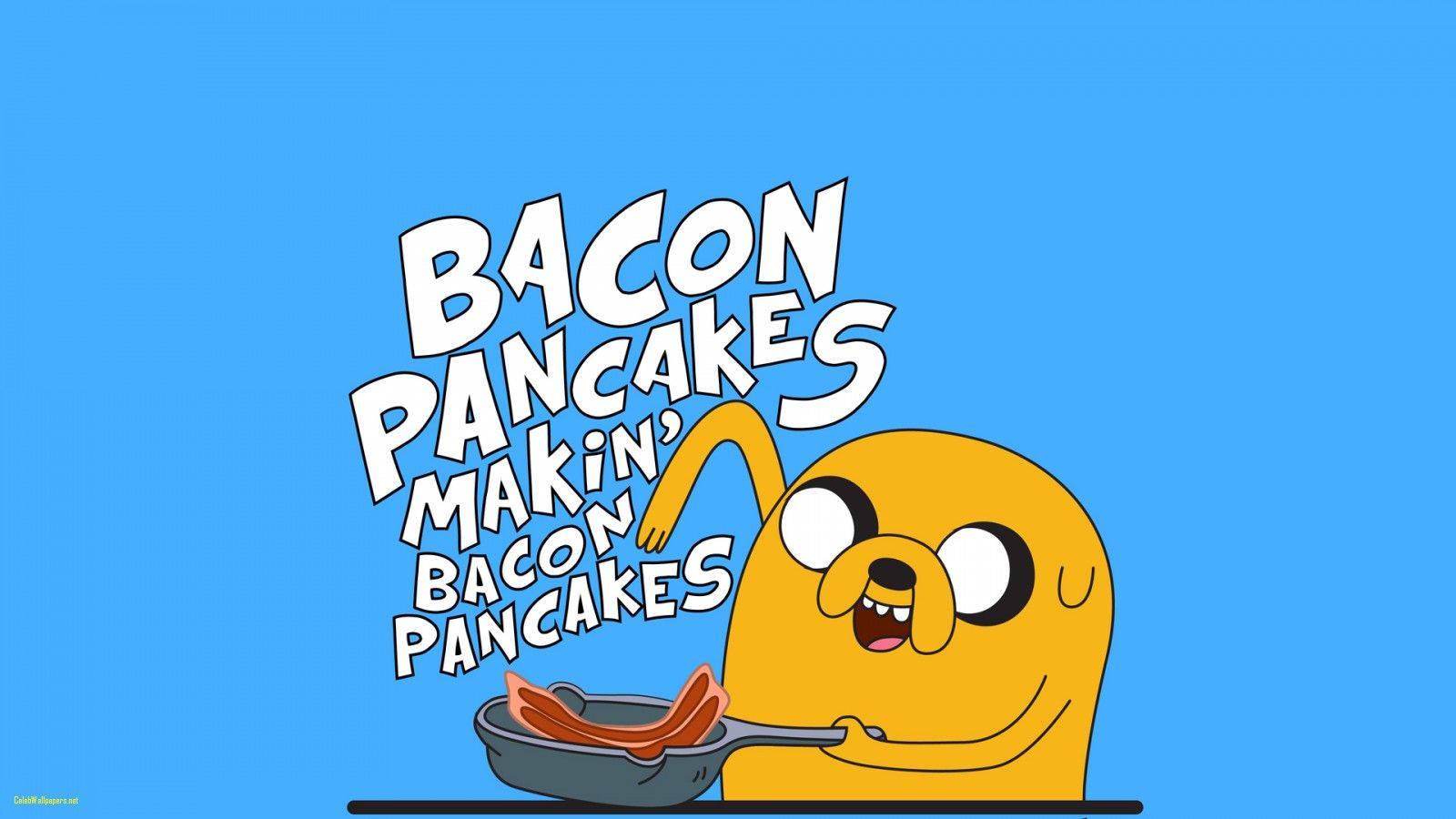 Captivating Start your morning off with Jake from Adventure Time and his delicious Bacon Pancakes! Digital Art