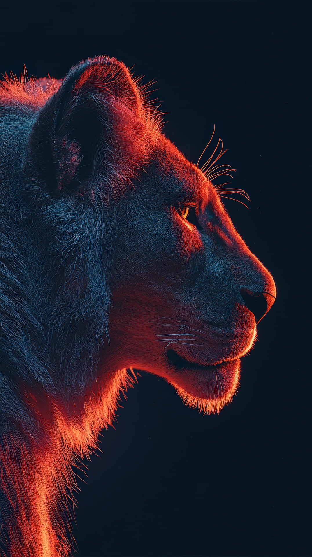 Epic Lion Screen Background