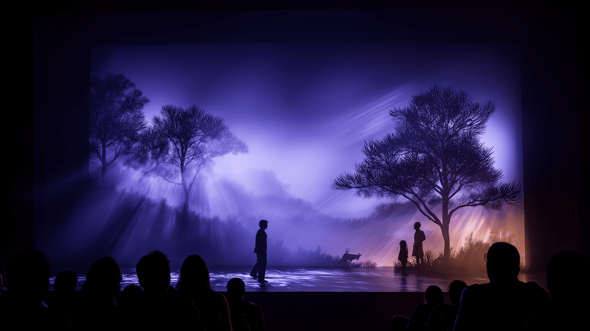 High-Quality Safari Shadow Play Wall Art