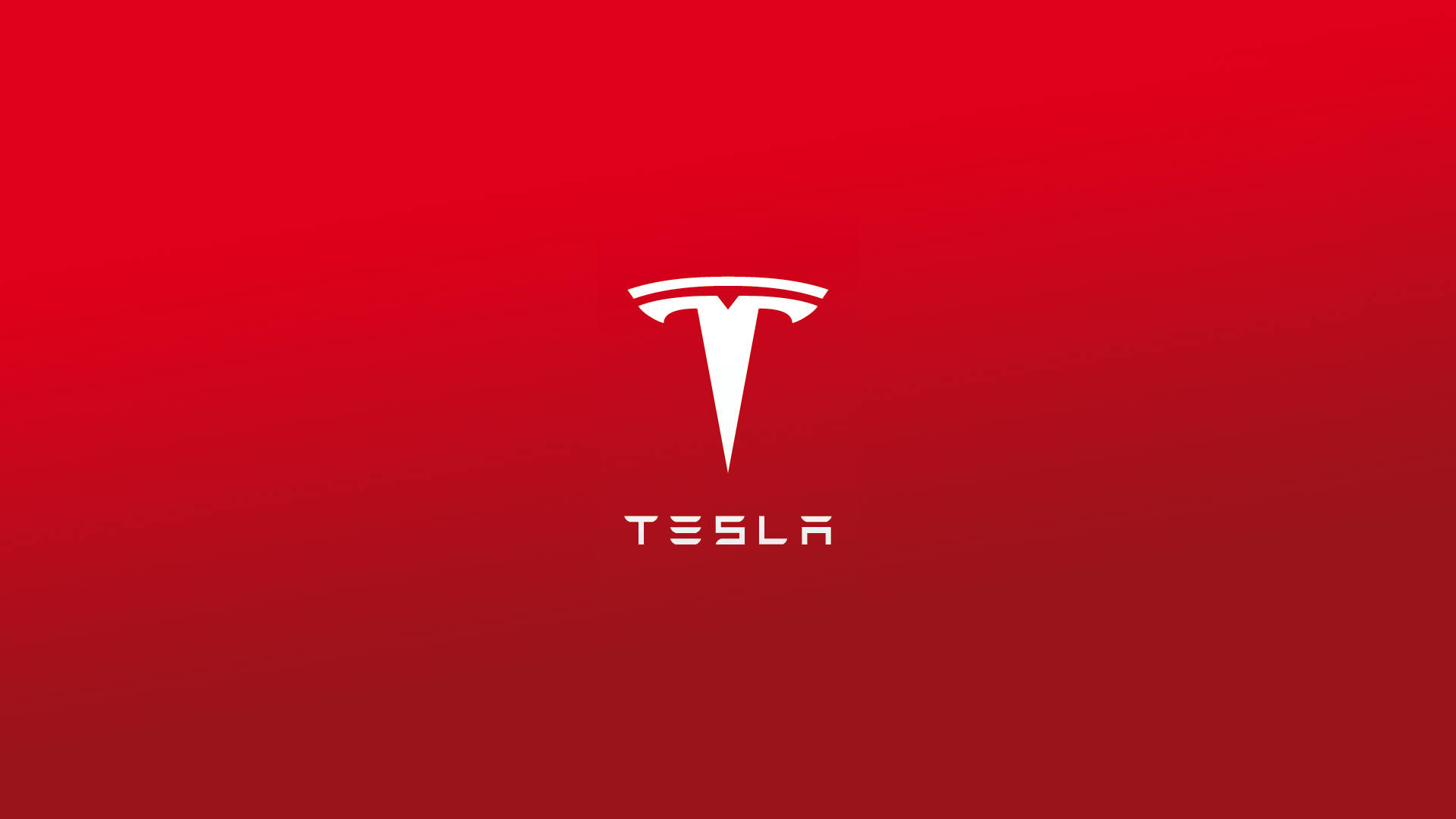 High-Quality Tesla Full  Red Background Image