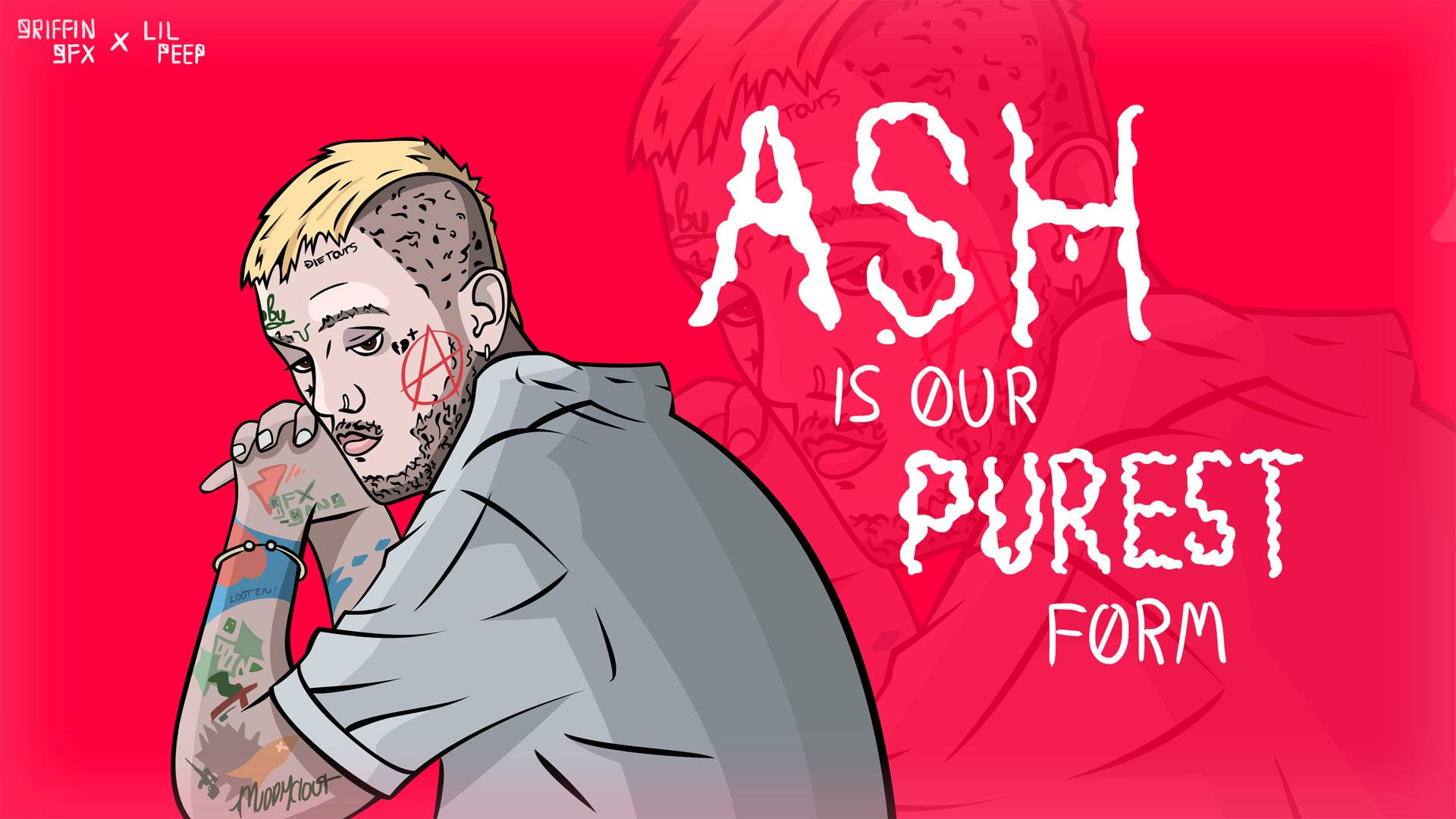 Lil-peep Wall Art Design