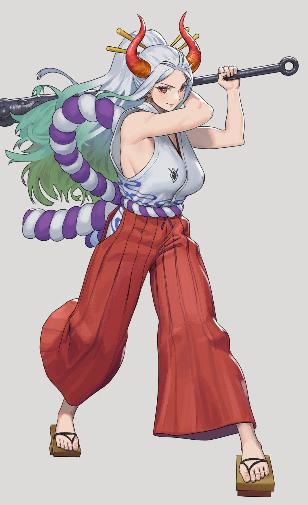 Magnificent Yamato One Piece Kanabo Mace Background Image