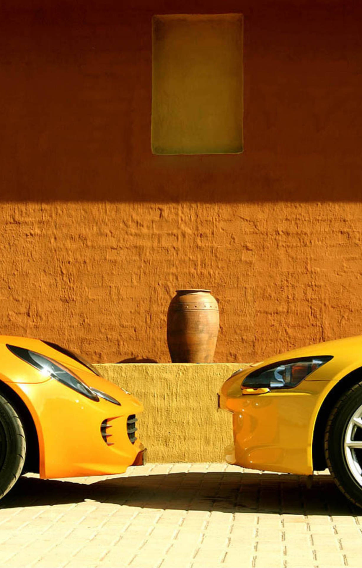 Perfect 4k Lamborghini Iphone Two Yellow Screen Background