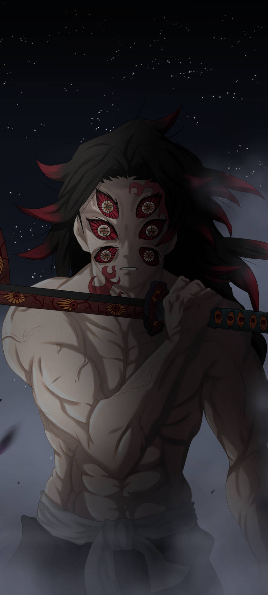 Ripped Demon Slayer Kokushibo