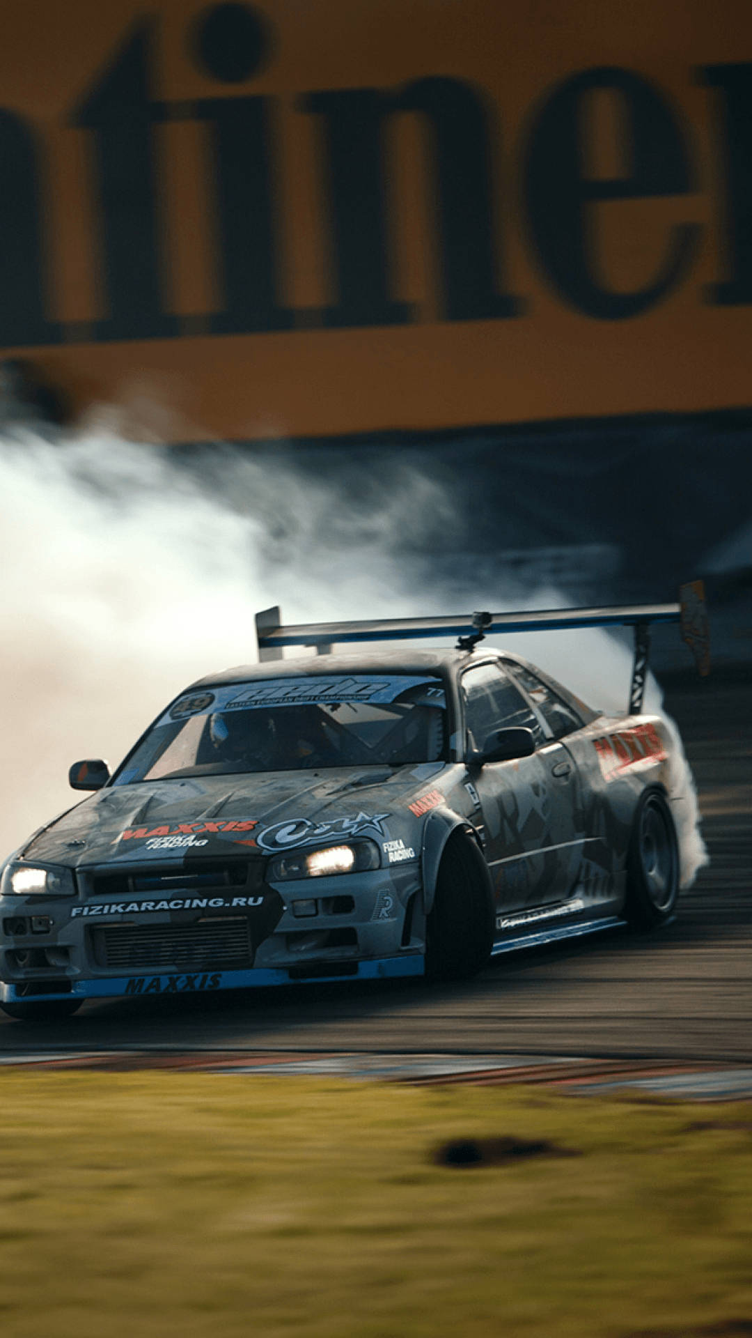 Professional An Epic Smoke Show of a JDM Drift Car Digital Art