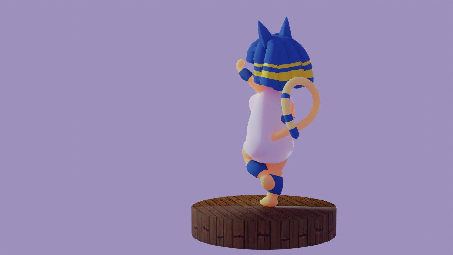 Professional Dancing Ankha Animal Crossing Figure Wall Art