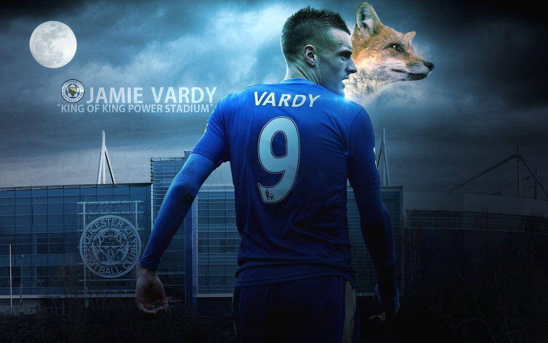 Professional Jamie Vardy Fox King Power Digital Art