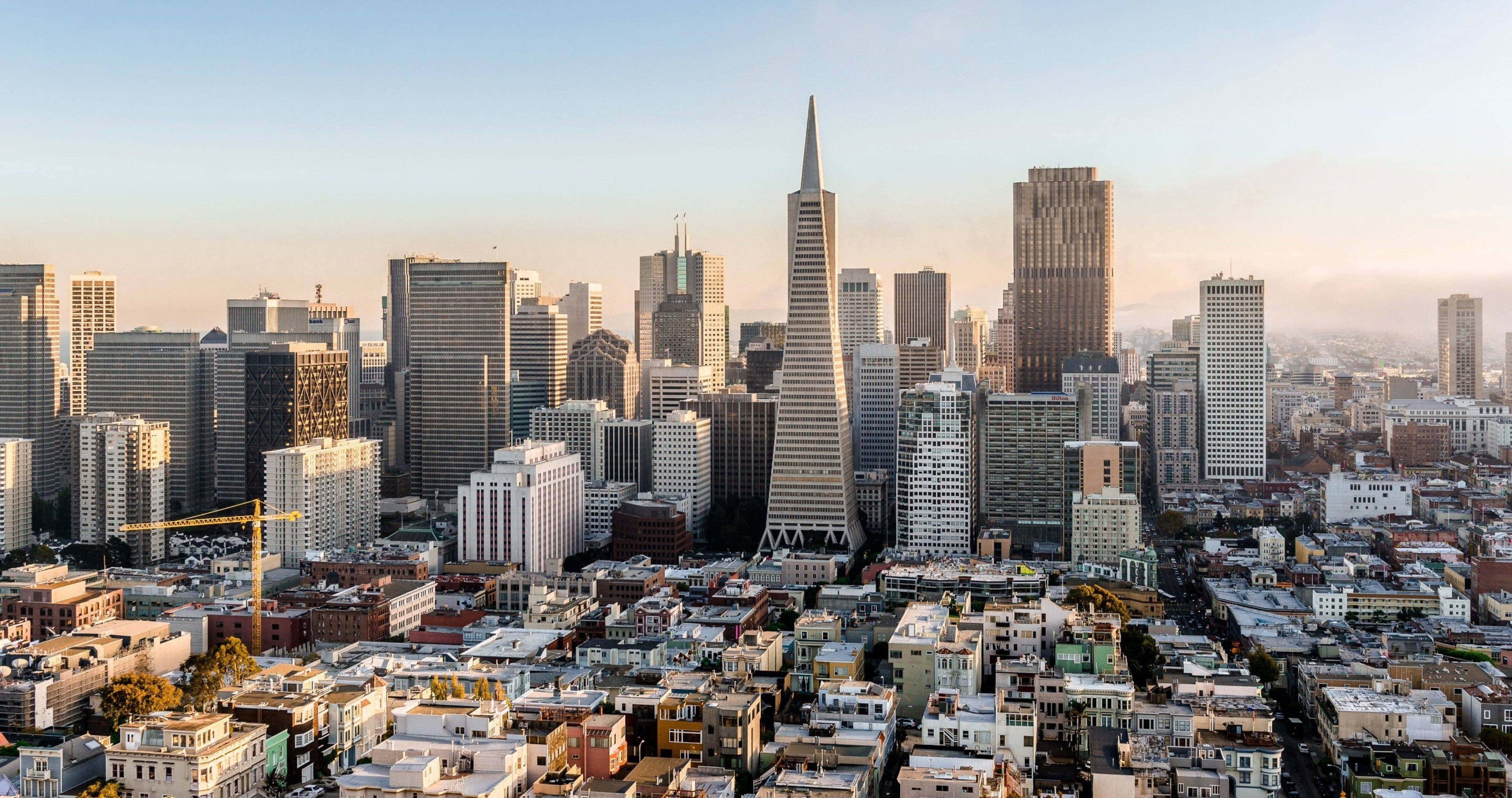 Stunning Daytime City View San Francisco Desktop Background